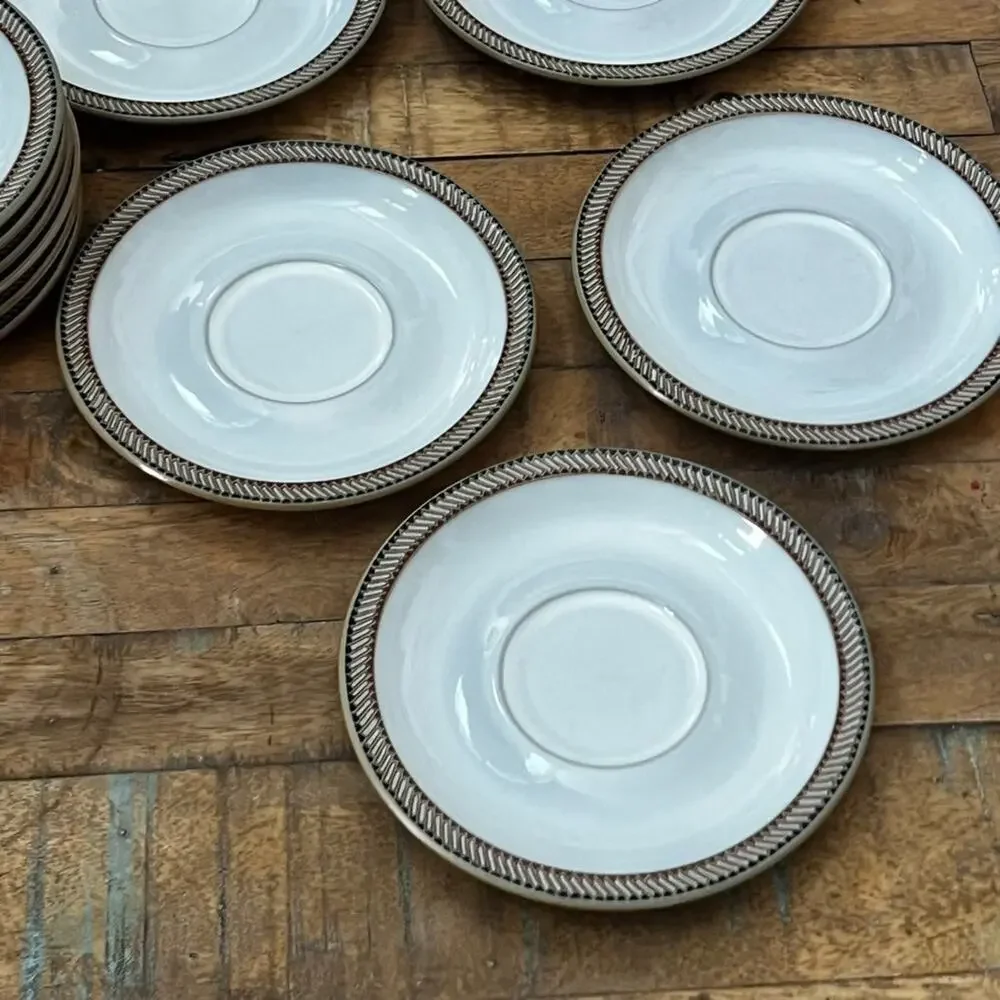 Denby Luxor Saucers Plates 6